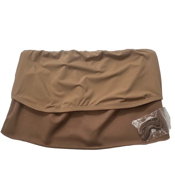 SKIMS Faux Leather Tube Top Sienna 3X - Picture 5 of 11